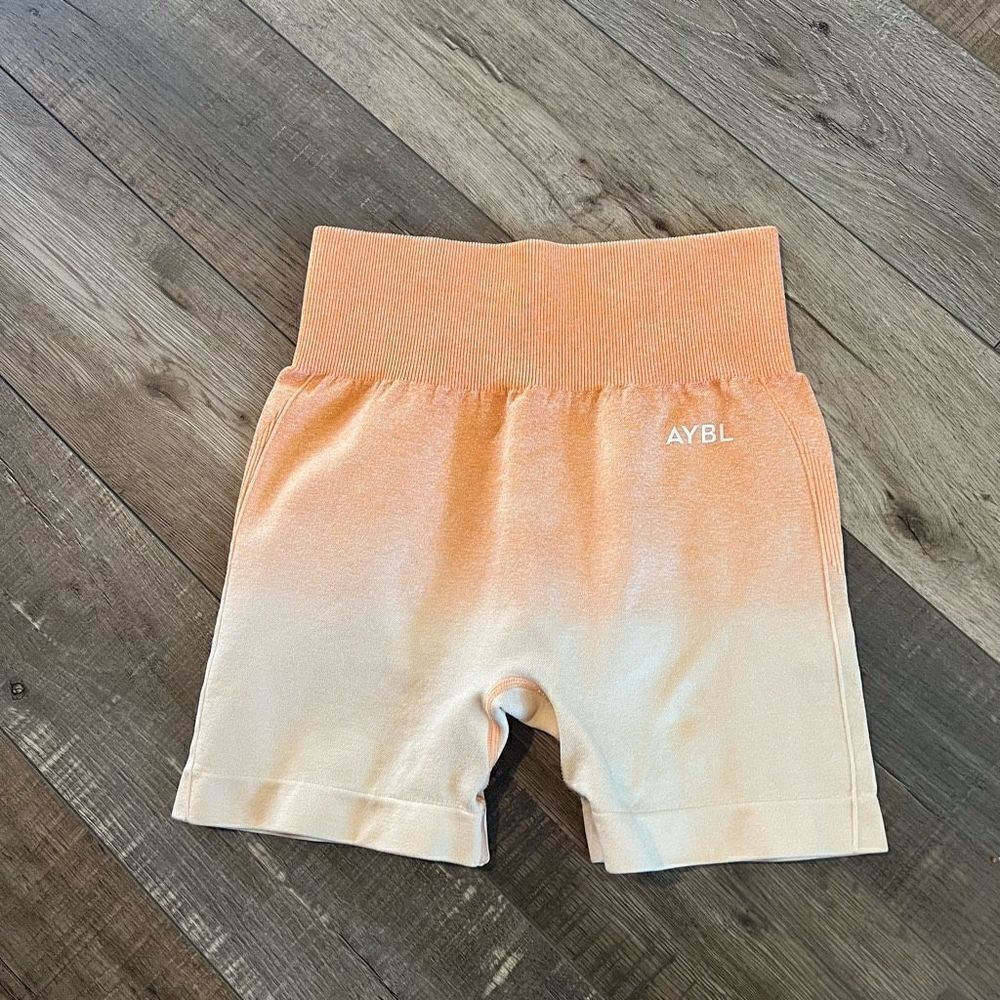 AYBL Pulse Ombre Seamless Biker
Shorts size xs